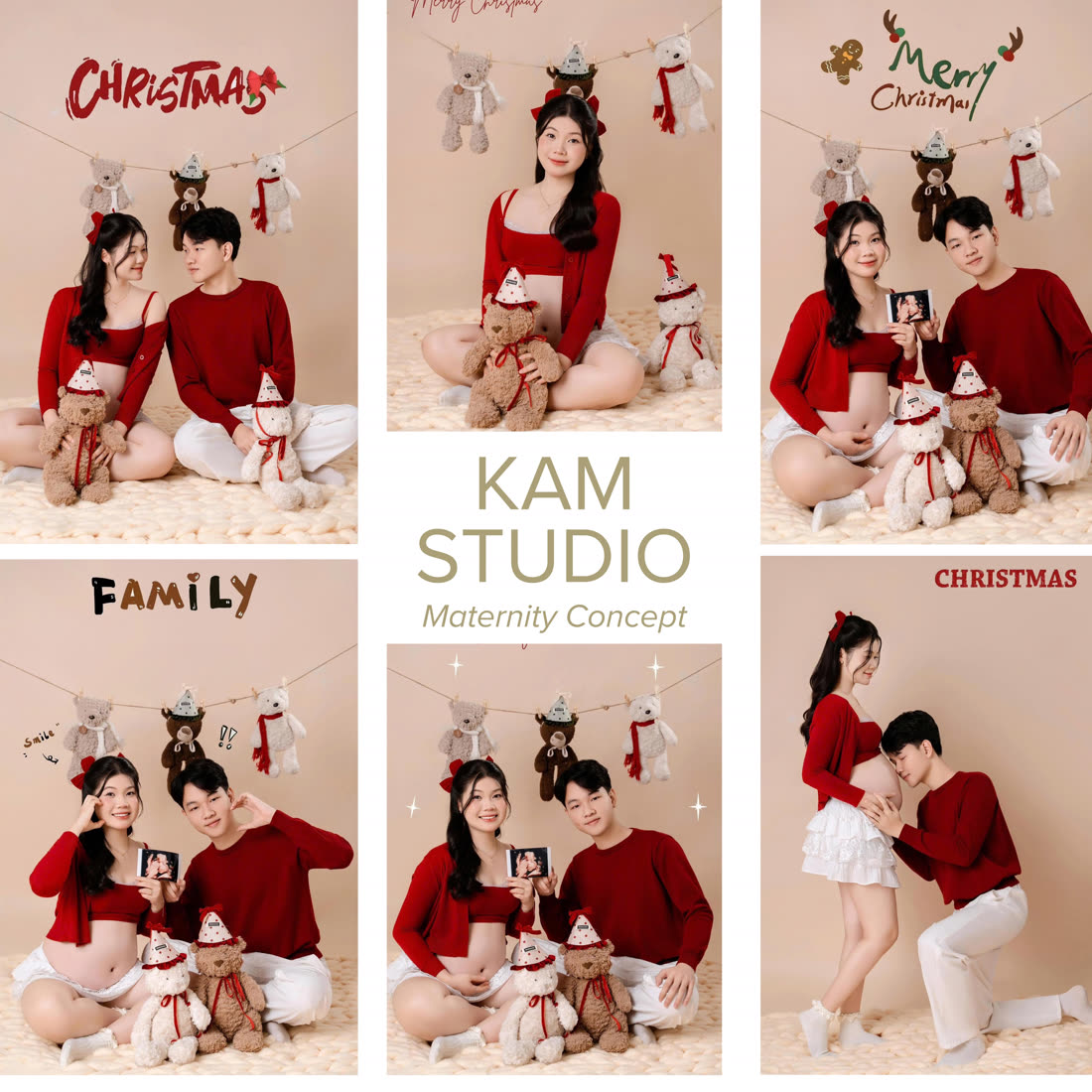 Mẹ bầu & gia đình — Giáng sinh